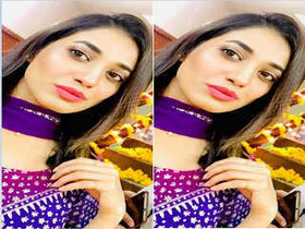 Exclusive video of a hot NRI girl revealing her assets to her lover