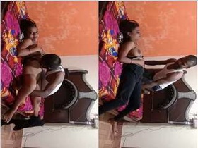 Exclusive video of a sexy Desi wife giving a blowjob