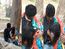 Passionate outdoor oral sex video