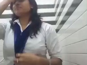 Indian girl masturbates with sex toys in solo video
