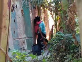Desi couple's steamy outdoor sex session in MMS Part 2