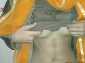 Teen Desi Yaung flaunts her body in a village setting