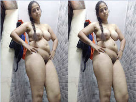Exclusive Indian girl flaunts her boobs and pussy in a steamy video