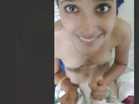 Adorable Indian girl gives a seductive blowjob