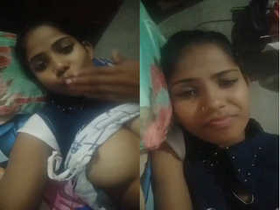 Cute Indian amateur shows off her boobs in exclusive video