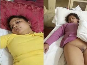 Sleeping girls wake up and get naughty in video recording