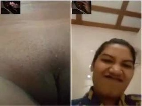 Bangla girl masturbates on video call for lover