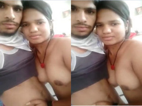 Desi couple enjoys steamy sex in bedroom