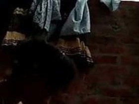 Young Hindu bhabhi flaunts her breasts and pussy in a newlywed video