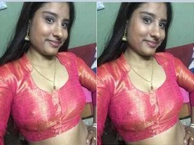 Nepalese girl records herself pleasuring herself with her fingers