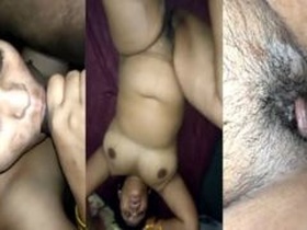 Fatty wife gets down and dirty in Indian porn video
