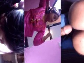 Young Indian couple has passionate sex in bed