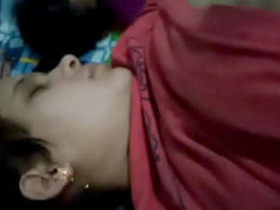 Husband catches wife naked while sleeping