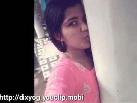 Cute teenager entices her partner with a seductive bathing selfie