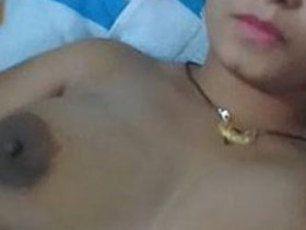 Indian desi girl shows off her boobs in a shy and seductive manner
