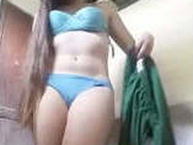 Amazing untouched figure of a Manipuri teenage virgin girl in a video