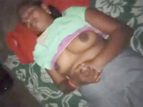 Husband gives his shy wife oral pleasure