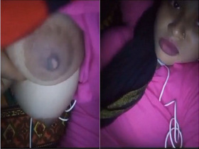 Indian girl flaunts her small boobs on VK in part 1