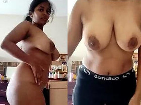 Indian girl gets naked for her boyfriend in a steamy video