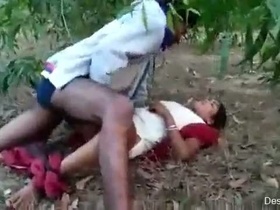 Outdoor fun with a chubby girl and her boyfriend in a desexual video