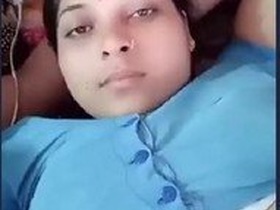 Husband presses breasts while she orgasms in this intense video