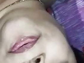 Desi Indian mother gives a blowjob to a big cock