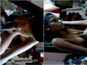 Tamil babe gives a wild blowjob in HD video