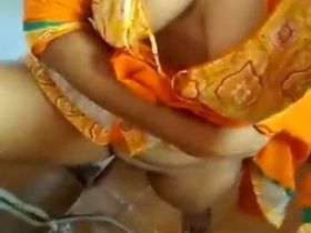 Bhabhi flaunts her huge boobs on webcam after marriage