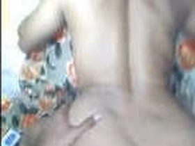 Indian girlfriend wakes up with morning wood