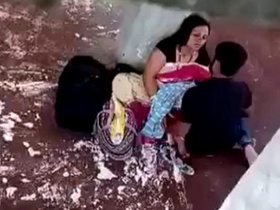 Mature bhabhi indulges in outdoor sex with black lover
