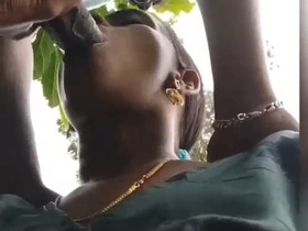Telugu beauty gives a skilled blowjob