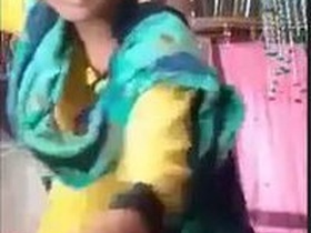 Small-breasted village girl gets naughty