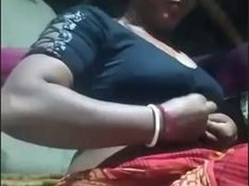 Horny Bengali woman masturbates in village