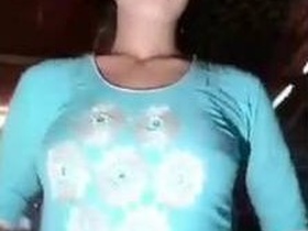 Wife from village shows off and masturbates