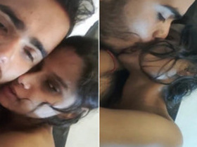 Indian Desi X's soft porn music video features dramatic kissing in bed