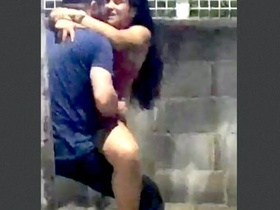 Couple caught having sex in public