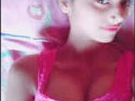 Cute Indian girl pleasures herself in the bathtub with fingers and tongue