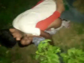 Outdoor sex with a desi couple in a village