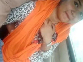 Punjabi bhabi gives her brother a blowjob in the car
