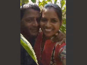 Outdoor romance with boob sucking and foreplay in Odia porn