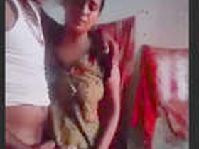 Desi couple caught having sex in their village home