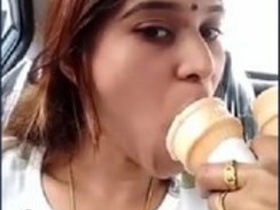 Indian girl gives oral and gets fucked