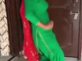 Indian MILF with big boobs gets naughty