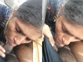 Telugu bhabhi gives a blowjob