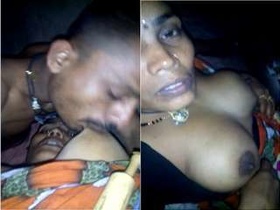 Amateur desi bhabhi enjoys sucking boobs in exclusive video