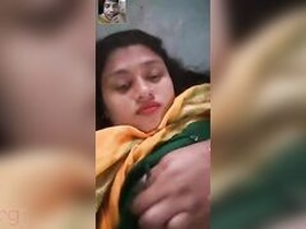 Desi bhabi flaunts her big tits and gets naughty in front of boyfriend