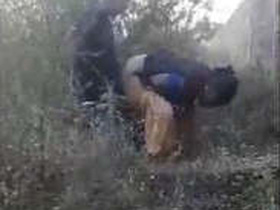 Randi Bhabhi's outdoor encounter with two men