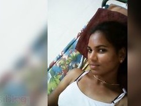 A Telugu college girl who has never had sex at home in a hardcore video