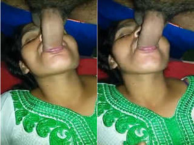 Desi bhabhi's exclusive blowjob and fuck session