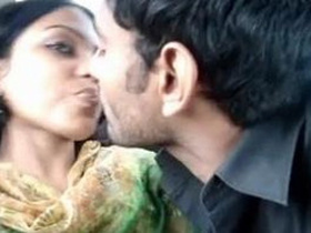 Desi couple gets frisky in the car